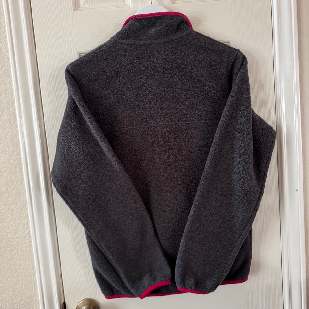 Patagonia Synchilla Snap-T Fleece Pullover – Black & Hot Pink Trim - Picture 2 of 7
